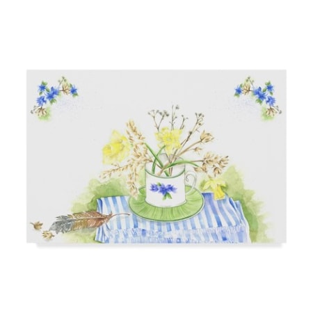 Lisa Powell Braun 'Daffodils Light' Canvas Art,22x32